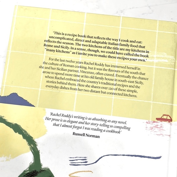 TWO KITCHENS Family Recipes from Sicily & Rome Cookbook by Rachel Roddy - Picture 5 of 6